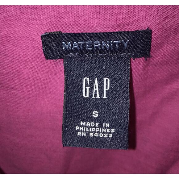 GAP MATERNITY Women's Pink Paisley V neck DRESS Size Small Sleeveless Summer NWT - Picture 6 of 6